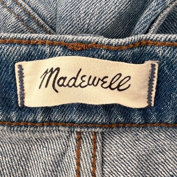 Madewell Classic Straight Distressed Rough Hem Jean Size 30 Women’s - Picture 2 of 7